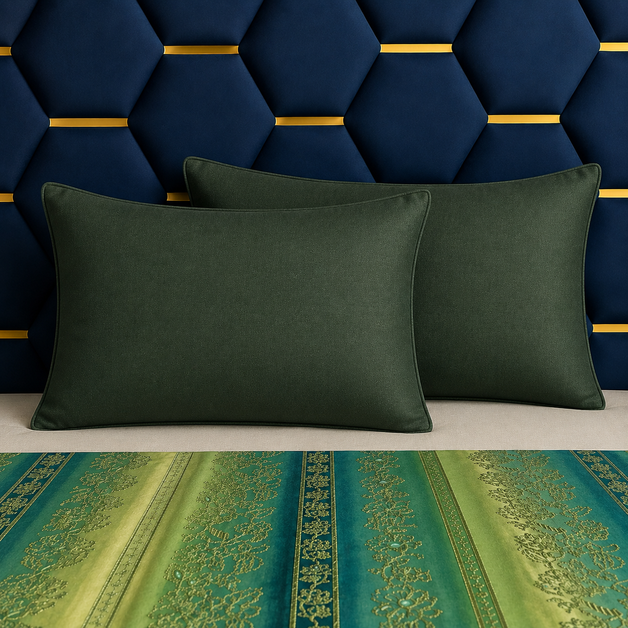 Avenza Jaquard Grove Bedsheet Set