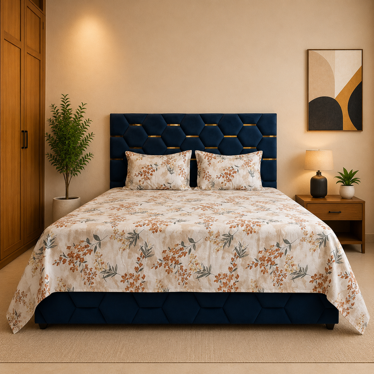 Monarch Cotton Meadow Bedsheet Set