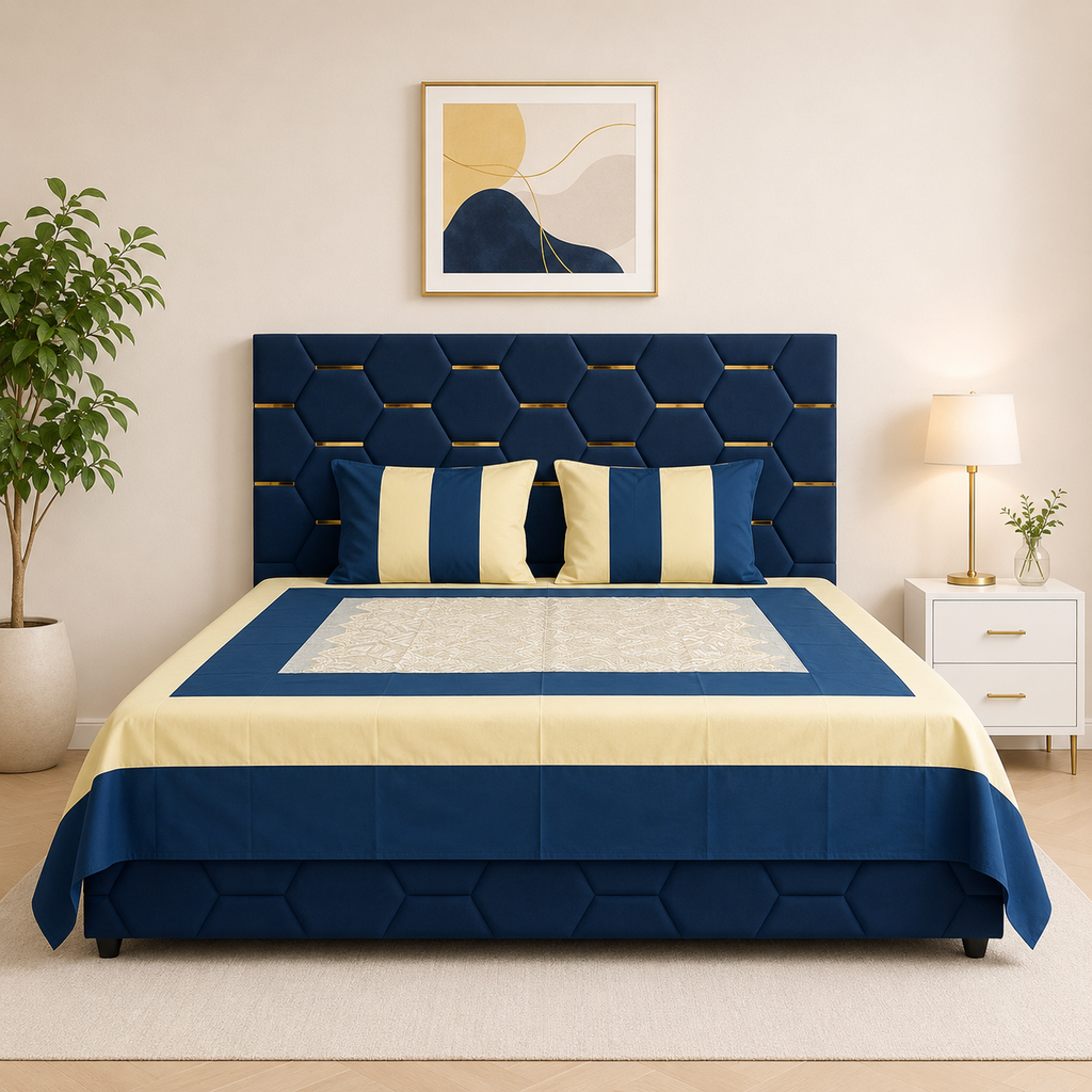 Marvelle Cotton Silk Regal Bedsheet Set