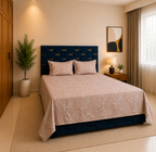 Monarch Cotton Blush Bedsheet Set
