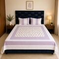Marvelle Cotton Silk Lavender Bedsheet Set