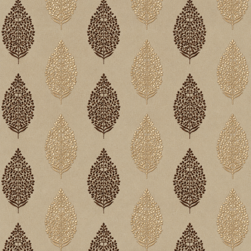 Nuvelle Cotton Silk Mocha Bedsheet Set