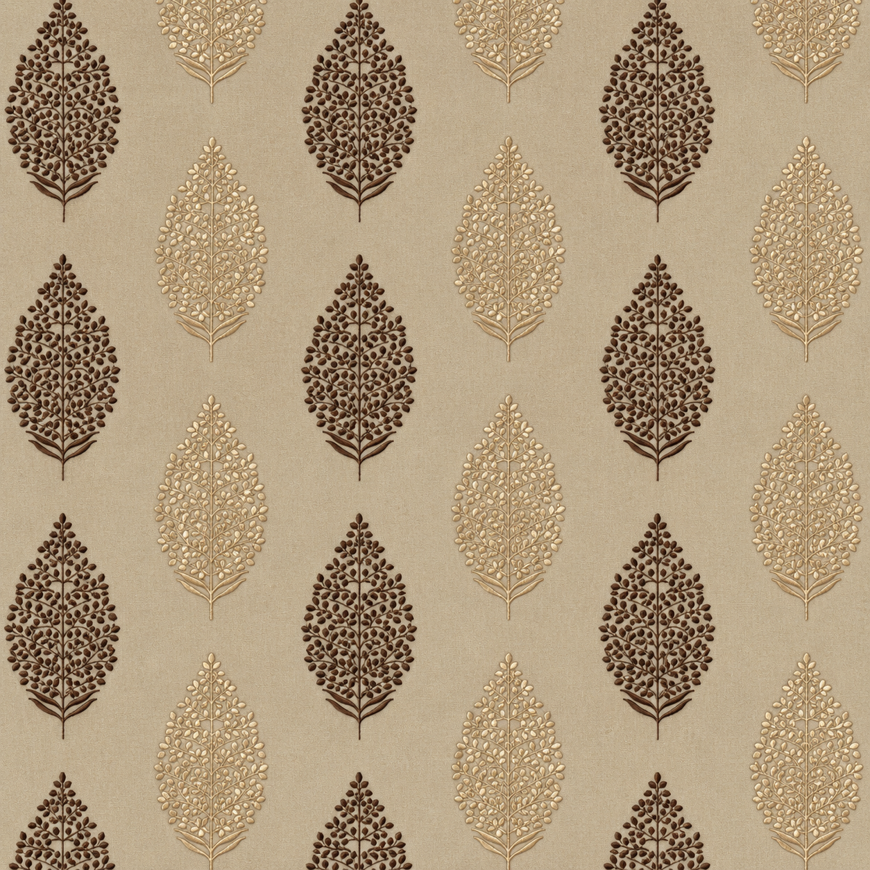 Nuvelle Cotton Silk Mocha Bedsheet Set