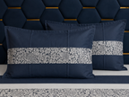 Marvelle Cotton Silk Sapphire Bedsheet Set