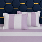 Marvelle Cotton Silk Lavender Bedsheet Set
