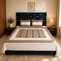 Nuvelle Cotton Silk Mocha Bedsheet Set