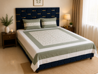 Nuvelle Cotton Silk Clover Bedsheet Set