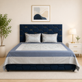 Marvelle Cotton Silk Glacier Bedsheet Set