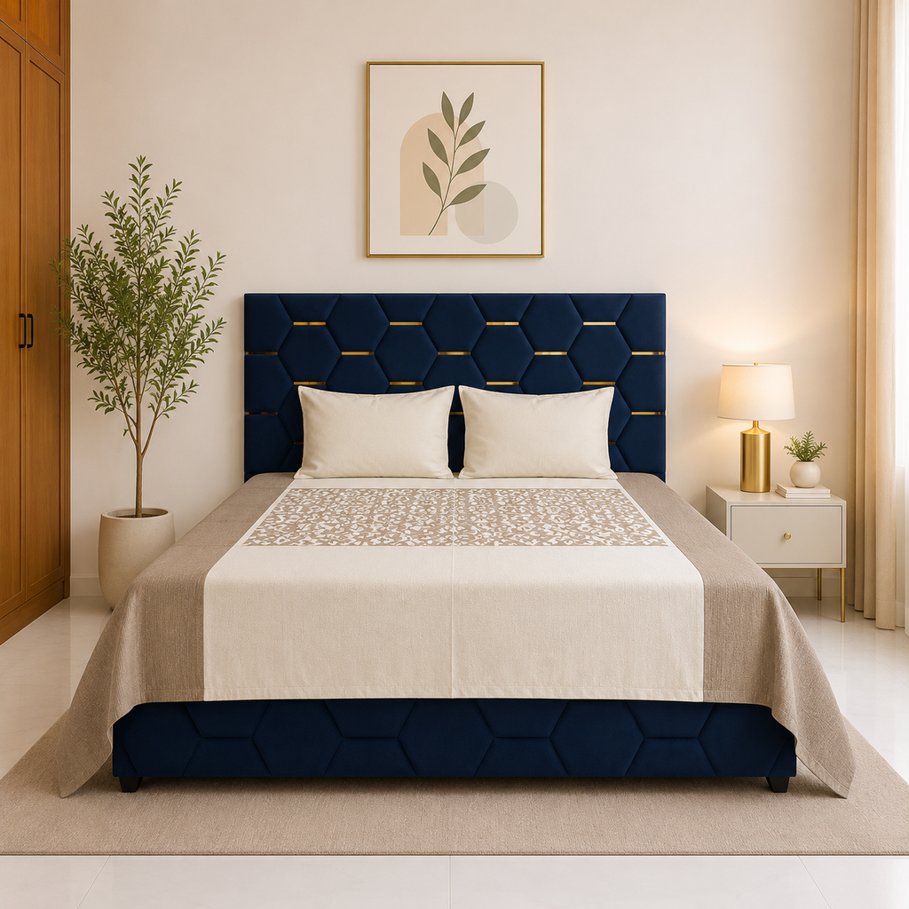 Avenza Jaquard Loom Bedsheet Set