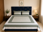 Nuvelle Cotton Silk Clover Bedsheet Set