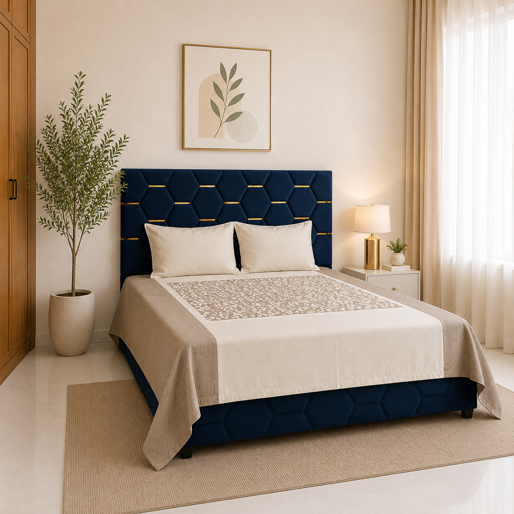 Avenza Jaquard Loom Bedsheet Set
