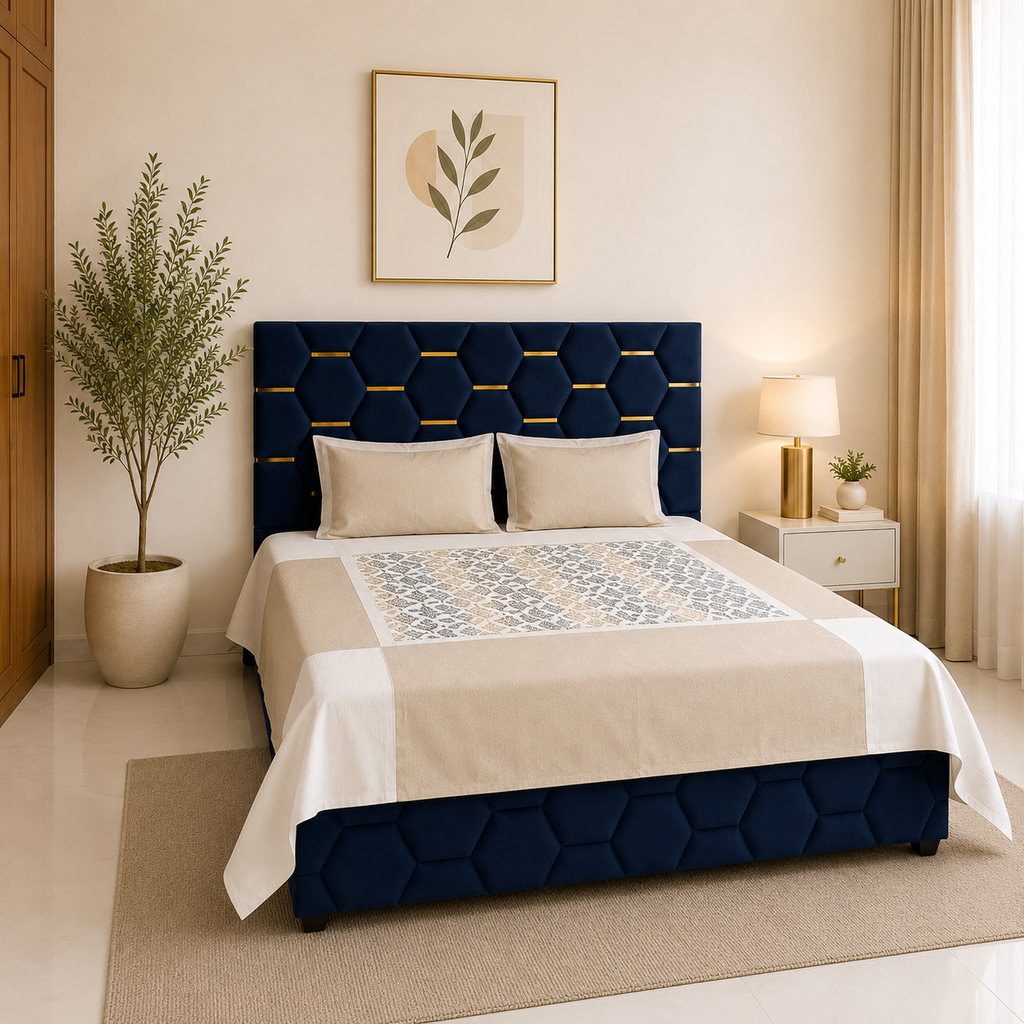 Avenza Jaquard Elara Bedsheet Set