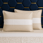 Marvelle Cotton Silk Ivory Bedsheet Set