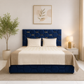 Avenza Jaquard Almond Bedsheet Set