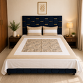 Nuvelle Cotton Silk Hazel Bedsheet Set