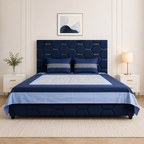 Marvelle Cotton Silk Sapphire Bedsheet Set